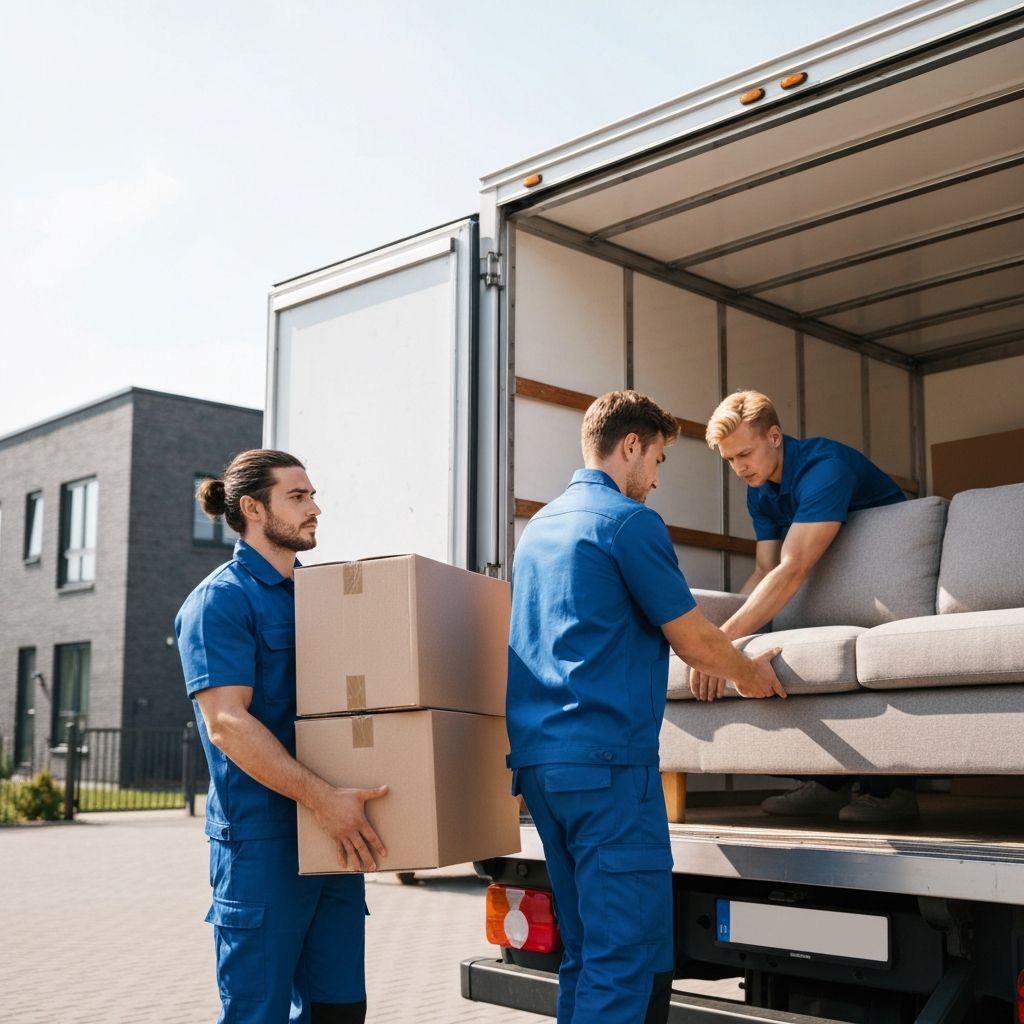 Professionella flyttmän från National Logistik